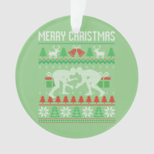 Mauvais Joyeux Noël Lutte de lutte de lutte Père N