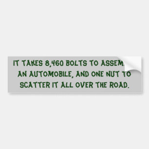 Mauvais pilote de texte vert, autocollant de pare-