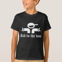 Mauvais pour le t-shirt osseux