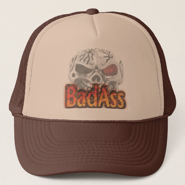 mauvais pour l'os casquette drôle casquette design (Devant)
