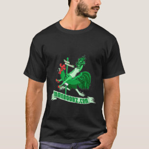 Mauvais T-shirt de carrousel de garçon (vert et