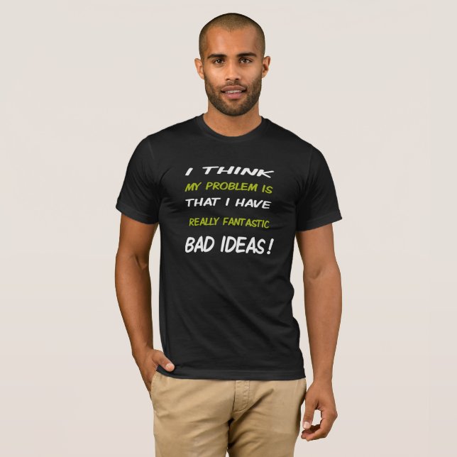 Mauvais T-shirts d'idée (Devant entier)