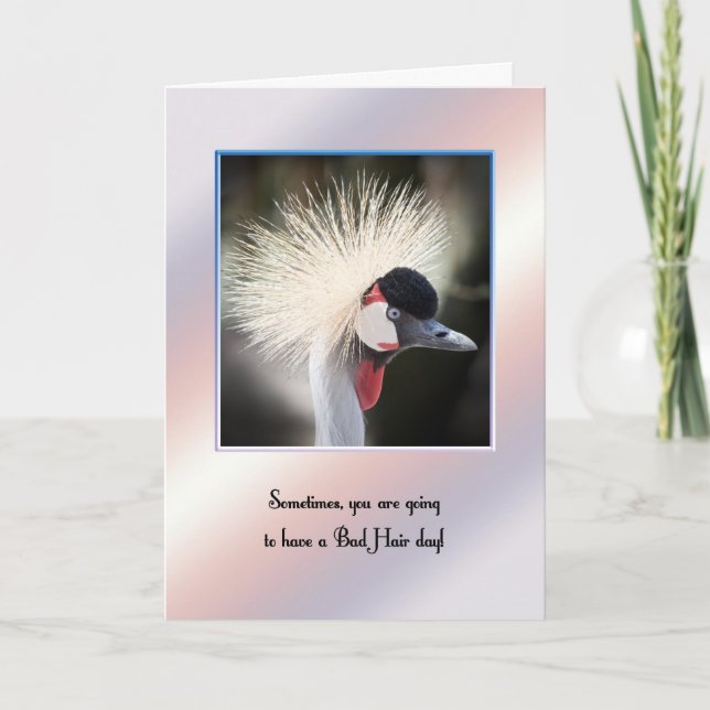 Mauvaise carte de jour cheveux pour l'encouragemen (Devant)