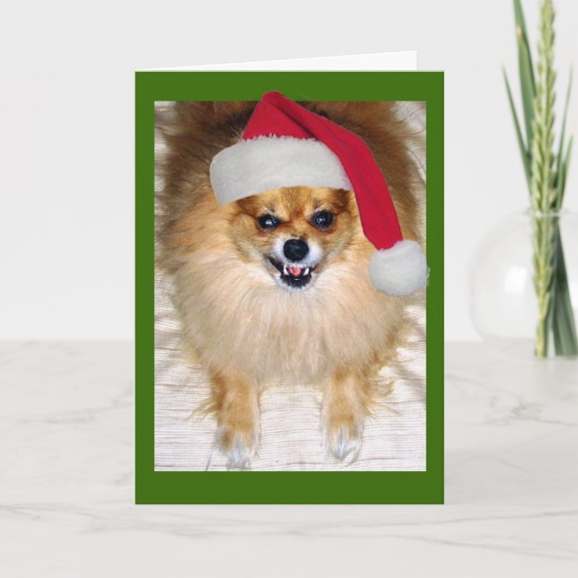 Mauvaise carte de Noël Père Noël (Devant)