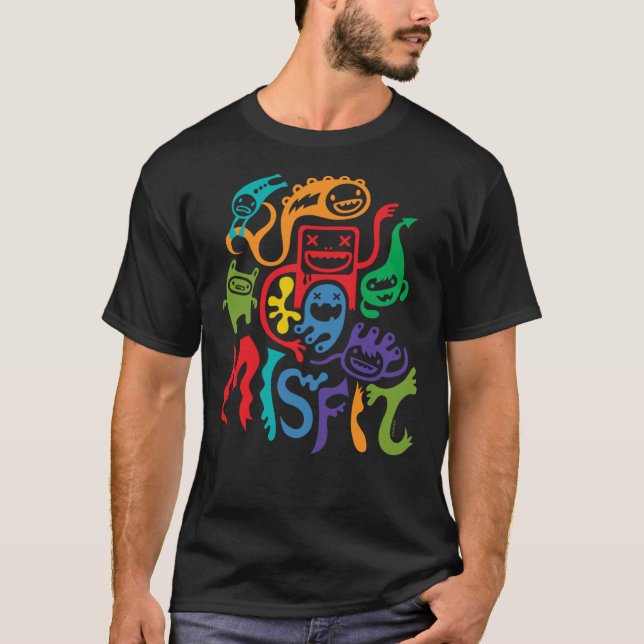 Mauvaises - T-shirt foncé essentiel (Devant)