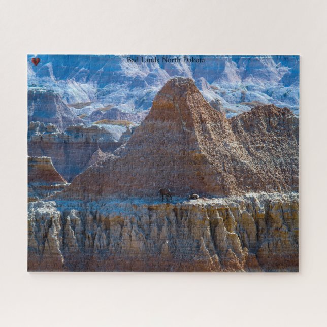 Mauvaises terres North Dakota Jigsaw Puzzle (Horizontal)