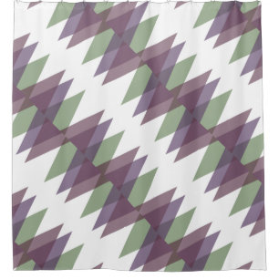 Mauve and green triangles