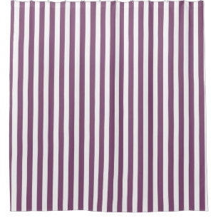 Mauve and white candy stripes