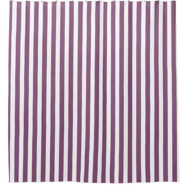 Mauve and white candy stripes (Front)