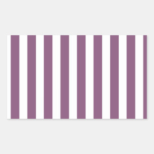 Mauve and white candy stripes sticker