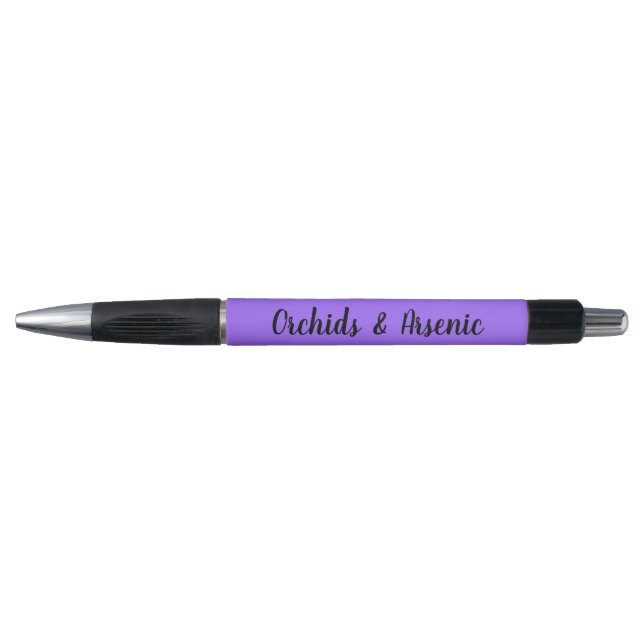 Mauve Author Promotional  Pen (Front)