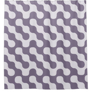 Mauve Bold Mid Century Abstract Geometric Dots