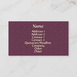 Mauve Bubbles Motif Élégant Carte de visite