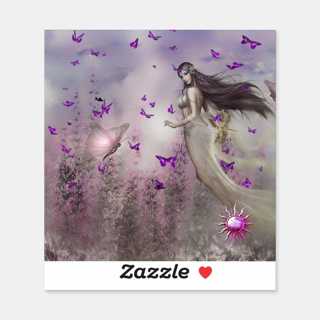 Mauve Fairy and Butterflies (Creator Uploaded)
