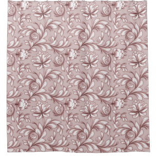 Mauve Floral Flourish Flowers Rose Neutral