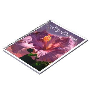 Mauve Flower - Spiral Notebook