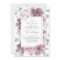 Mauve Flowers and Greenery Elegant Stylish Wedding