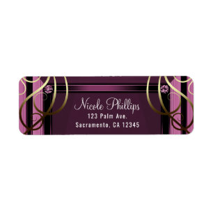 Mauve Gold Business Corporate Holiday Party