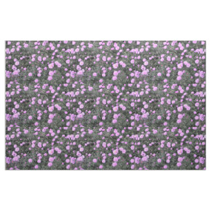 Mauve Michaelmas Daisies Fabric