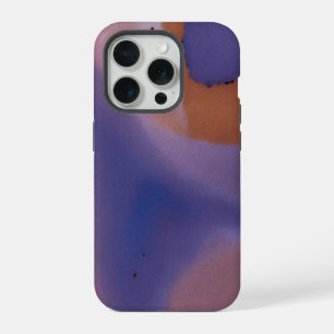 “Mauve Mirage Flow”  –  Abstract Pink Blue Peach iPhone 15 Pro Case