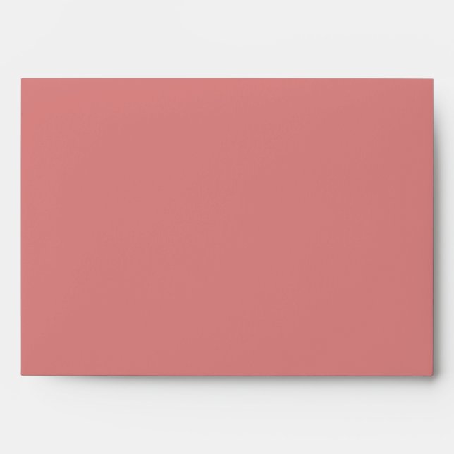 Mauve or Pink and Cream Customizable Envelope (Front)