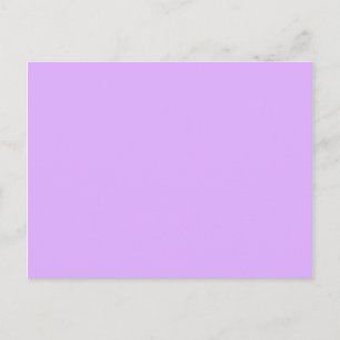 Mauve, pale violet hex code e0b0ff postcard