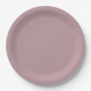 Mauve Paper Plate