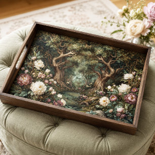 Mauve Peony Gnarled Mystic Forest Tissue Paper