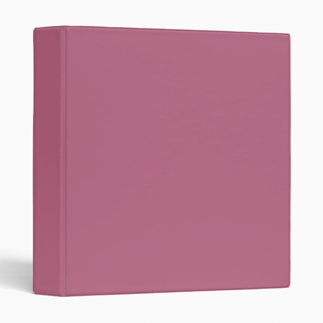 Mauve Pink  Binder (Front/Spine)
