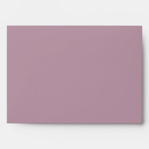 Mauve Pink Velvet Embossed Heart Trees Wedding Envelopes