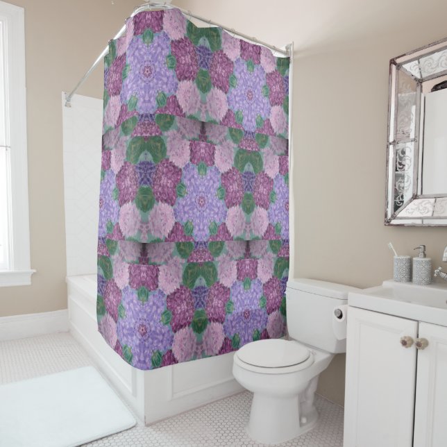 Mauve Purple And Pink Hydrangea (In Situ)