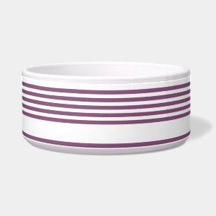 Mauve purple and white five stripes pattern