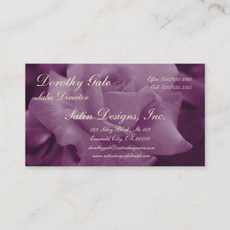 Mauve Rose Business Card