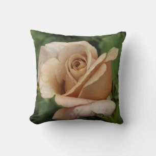 Mauve Rose Throw Pillow