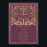 Mauve Royal Medieval Sword Wedding Program<br><div class="desc">Elegant and modern wedding design inspired by the medieval fantasy genre. Design is not real foil. You can customize this further by clicking on the "PERSONALIZE" button. Matching Items in our shop for a complete party theme.</div>