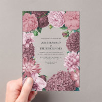Mauve Smoke, Dusty Peony & Rosewater Clay Wedding