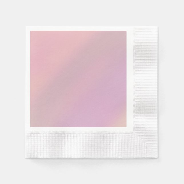 Mauve Soft Blush Pink 80s  Napkin (Front)