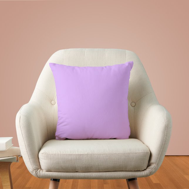 Mauve Solid Colour Throw Pillow (Creator Uploaded)