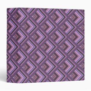 Mauve stripes scale pattern binder