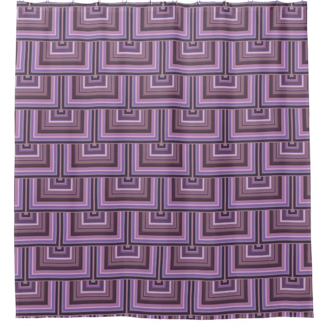 Mauve stripes square scales pattern (Front)