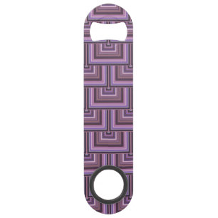 Mauve stripes square scales pattern bar key