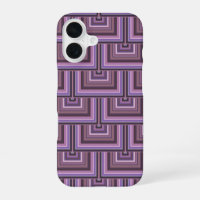 Mauve stripes square scales pattern