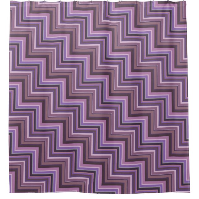 Mauve stripes stairs pattern (Front)