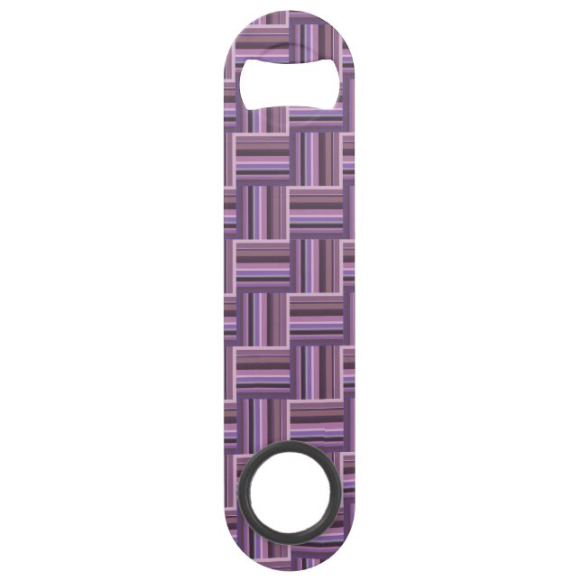 Mauve stripes weave pattern bar key (Front)