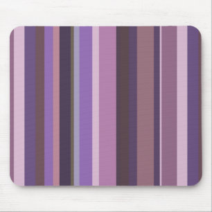 Mauve vertical stripes mouse pad