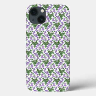 Mauve Violets on White iPad 2/3/4 Case-Mate Case