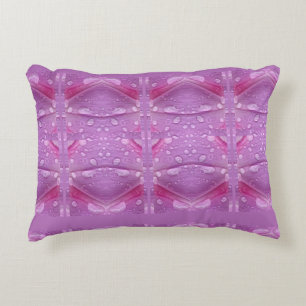Mauve With Pink Accent Pillow