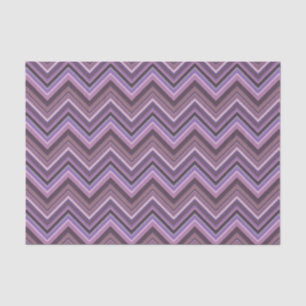 Mauve zigzag stripes tissue paper