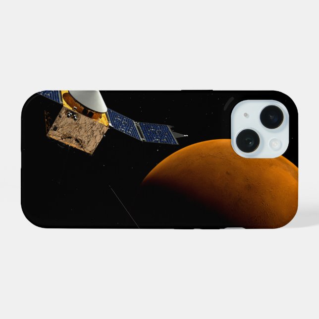 Maven Spacecraft. iPhone 15 Case (Back Horizontal)