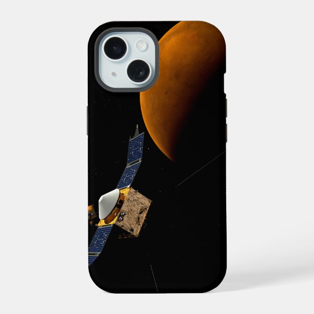 Maven Spacecraft. iPhone 15 Case (Back)